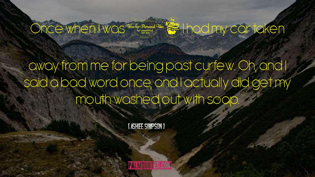 Bad Word quotes by Ashlee Simpson