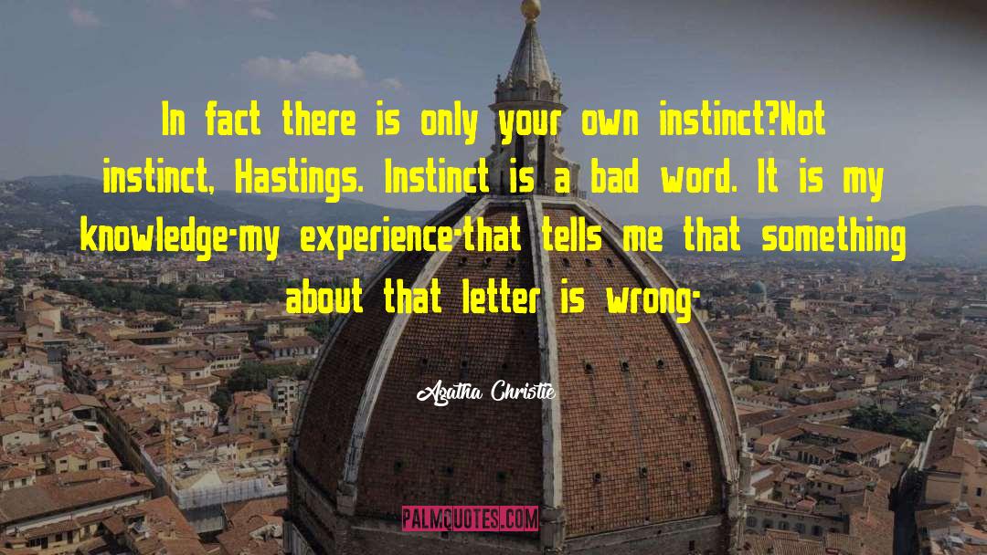 Bad Word quotes by Agatha Christie