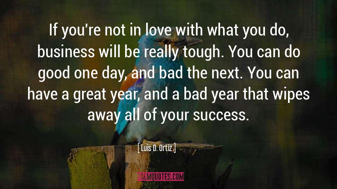 Bad Year quotes by Luis D. Ortiz