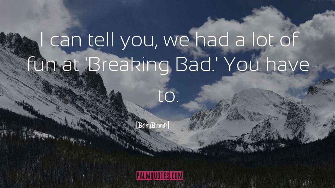 Badass Breaking Bad quotes by Betsy Brandt