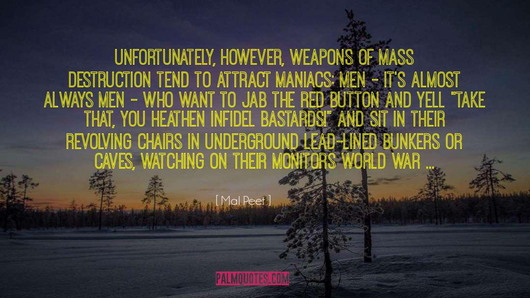 Badasses And Bunkers quotes by Mal Peet