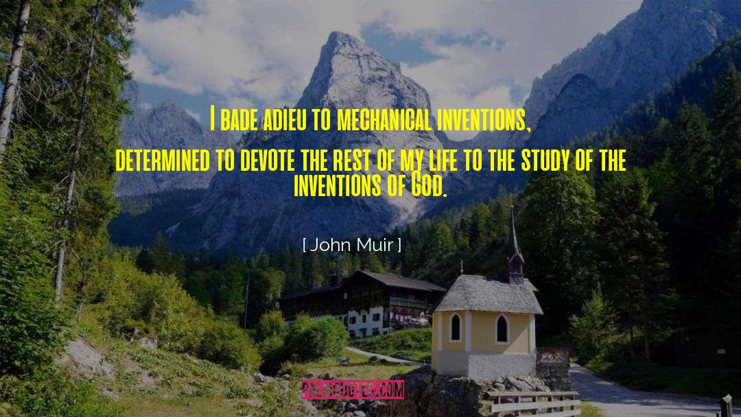 Bade quotes by John Muir