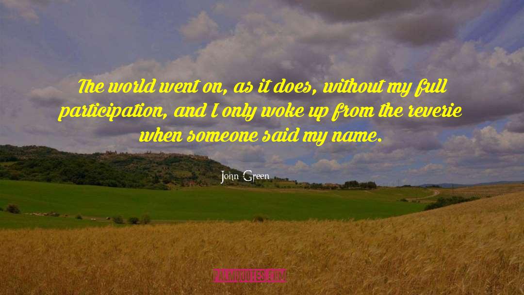 Badeea Name quotes by John Green