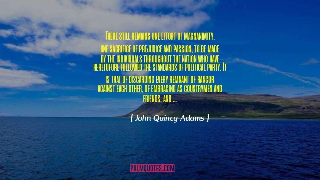 Badge quotes by John Quincy Adams