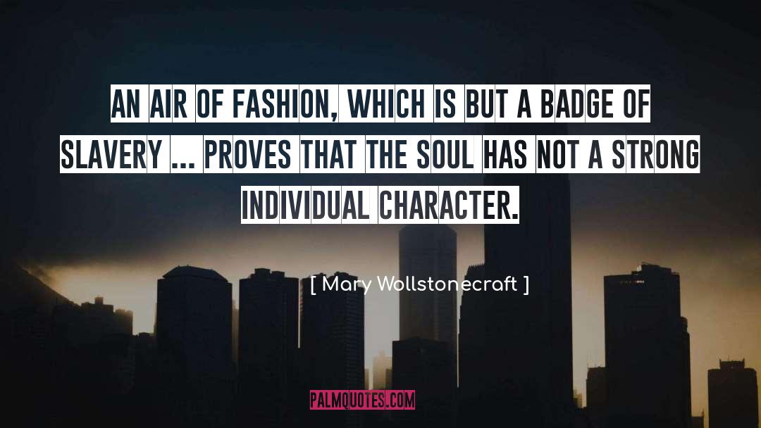 Badge quotes by Mary Wollstonecraft