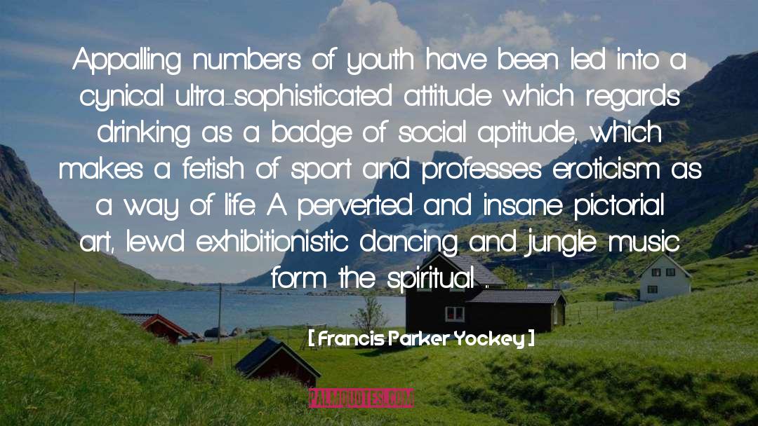 Badge quotes by Francis Parker Yockey