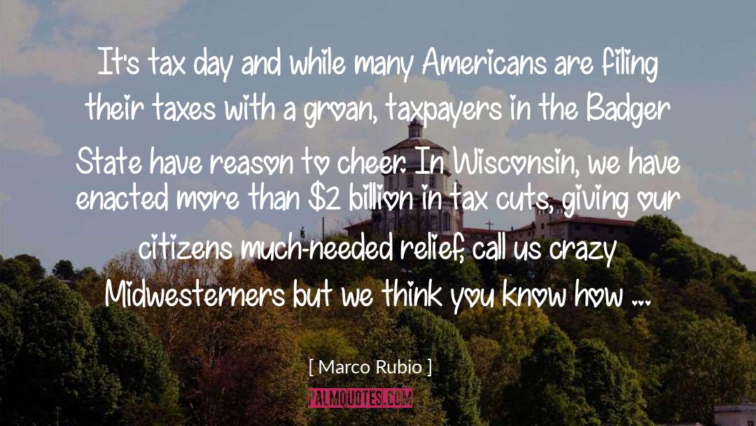 Badgers quotes by Marco Rubio