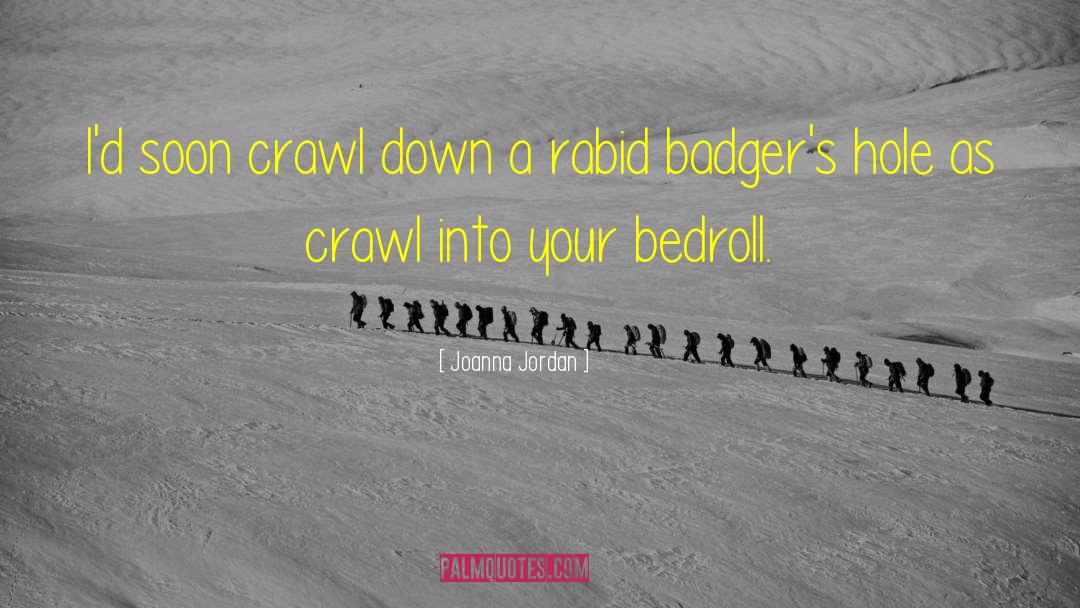Badgers quotes by Joanna Jordan