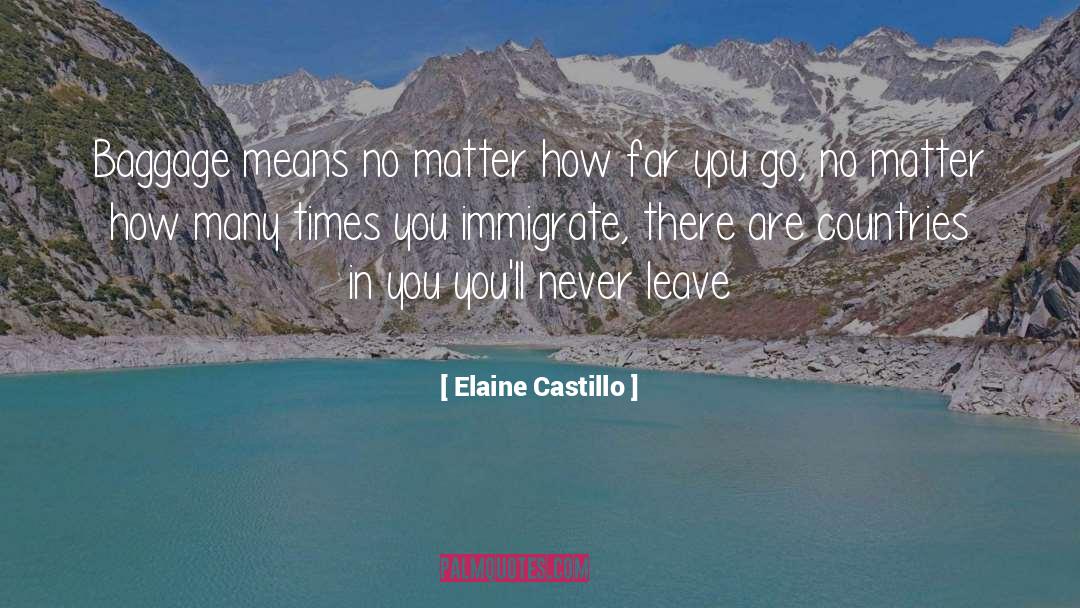 Baggage quotes by Elaine Castillo