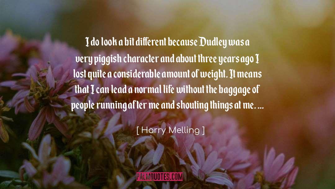 Baggage quotes by Harry Melling