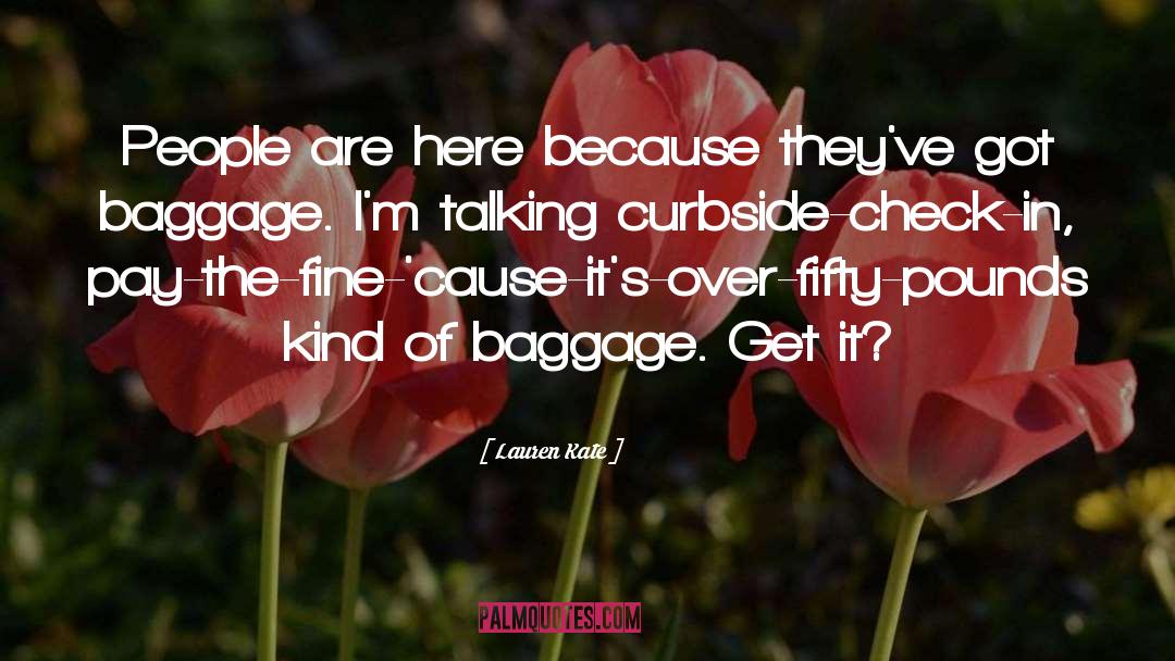 Baggage quotes by Lauren Kate