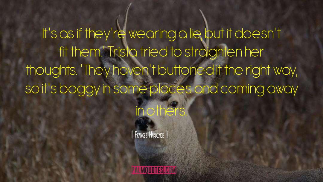 Baggy Clothes quotes by Frances Hardinge