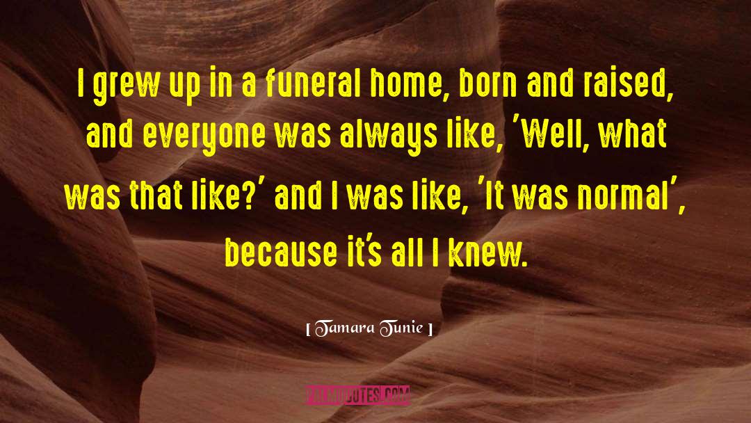 Bagnato Funeral Home quotes by Tamara Tunie