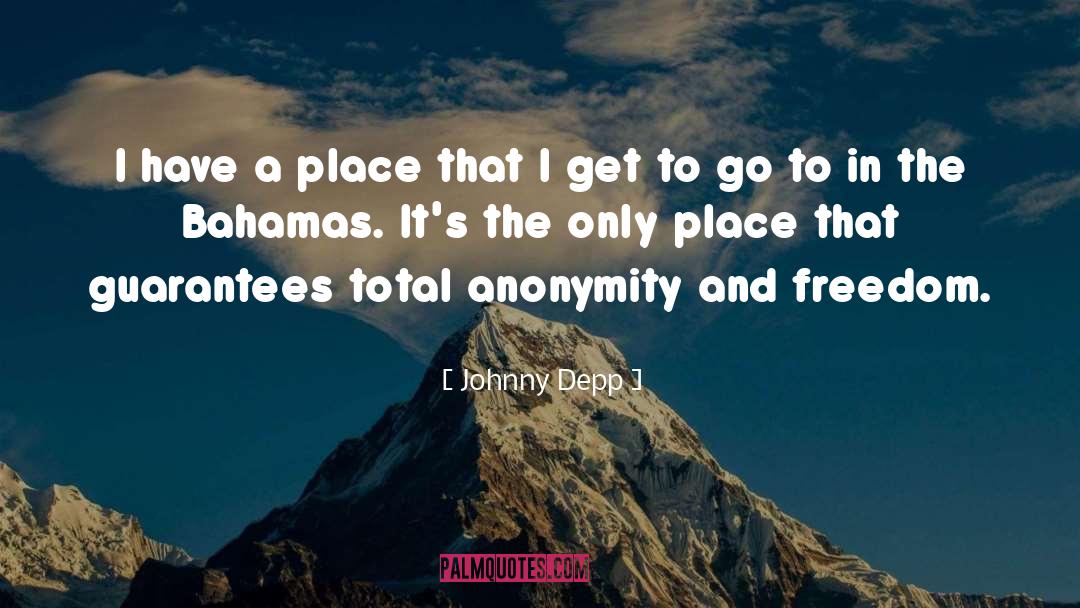 Bahamas quotes by Johnny Depp
