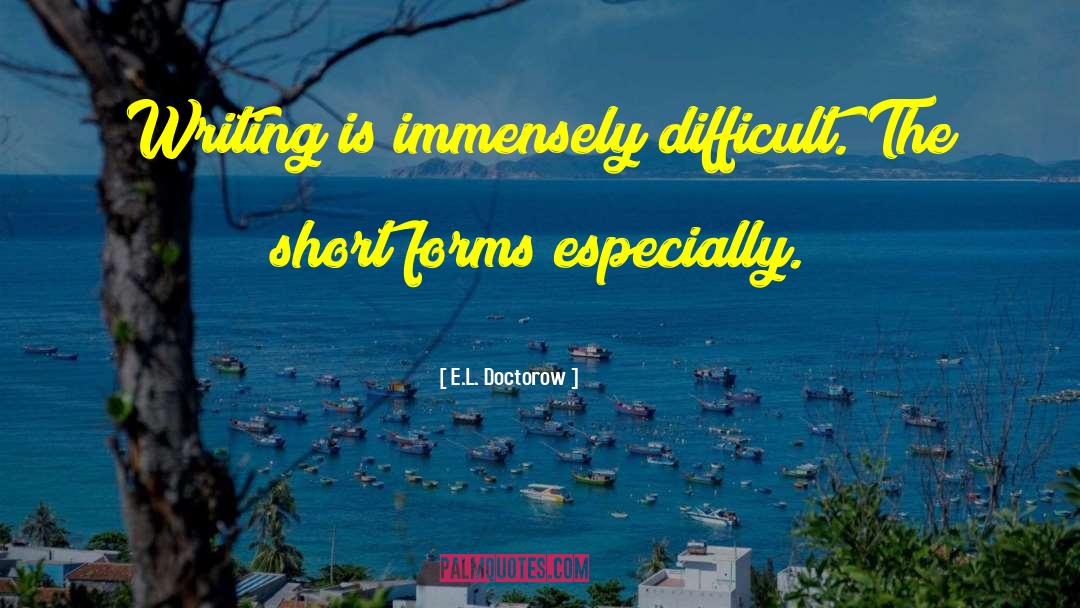 Bahamas Short quotes by E.L. Doctorow