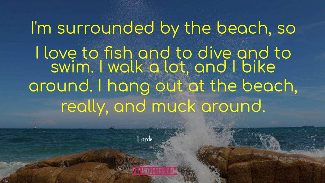 Bahari Beach quotes by Lorde