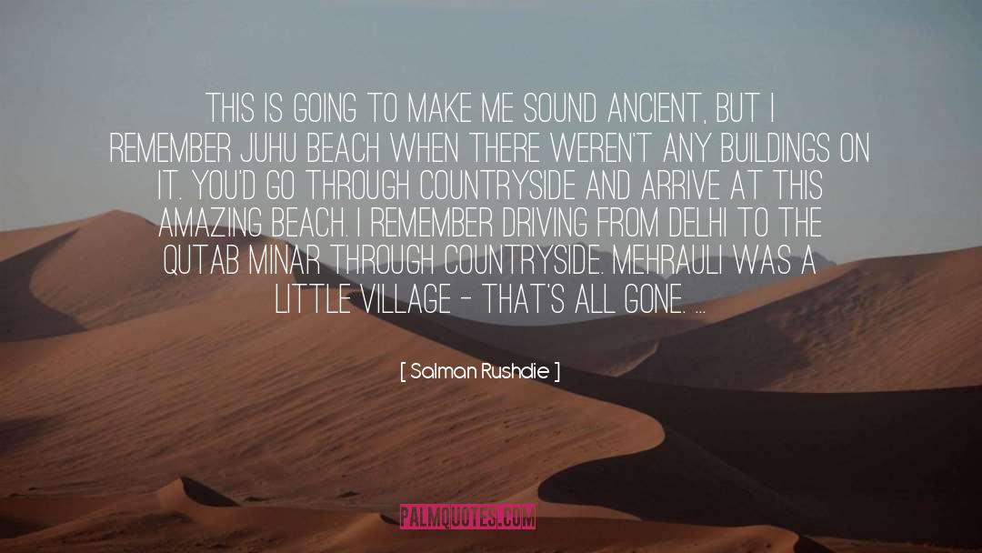 Bahari Beach quotes by Salman Rushdie