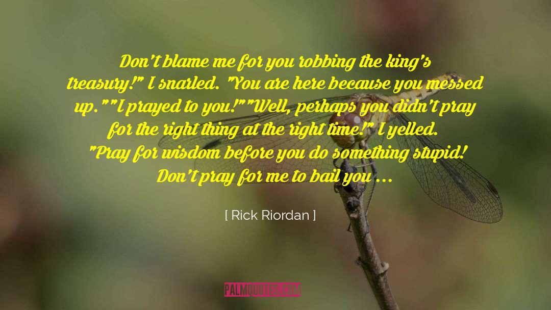 Bail quotes by Rick Riordan