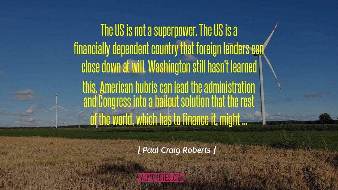 Bailout Tracker quotes by Paul Craig Roberts