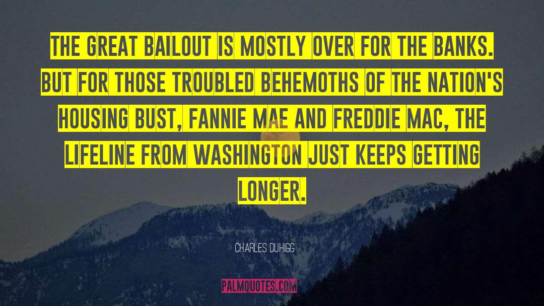 Bailout Tracker quotes by Charles Duhigg