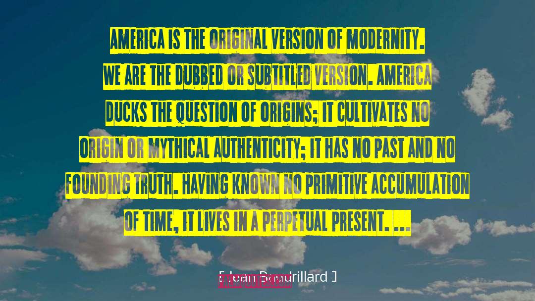 Bailyn Ideological Origins quotes by Jean Baudrillard