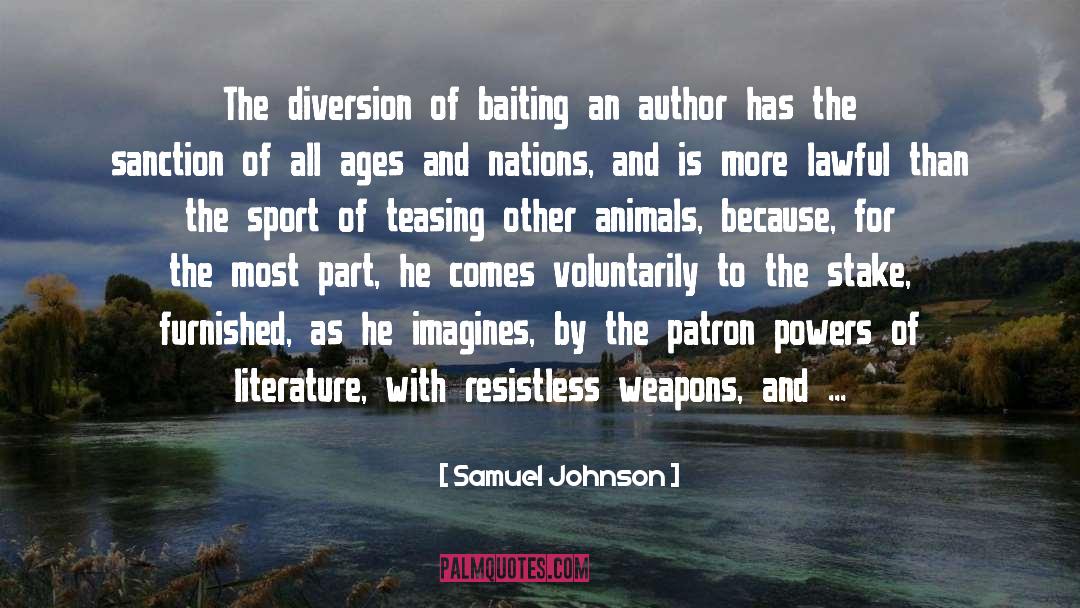 Baiting quotes by Samuel Johnson