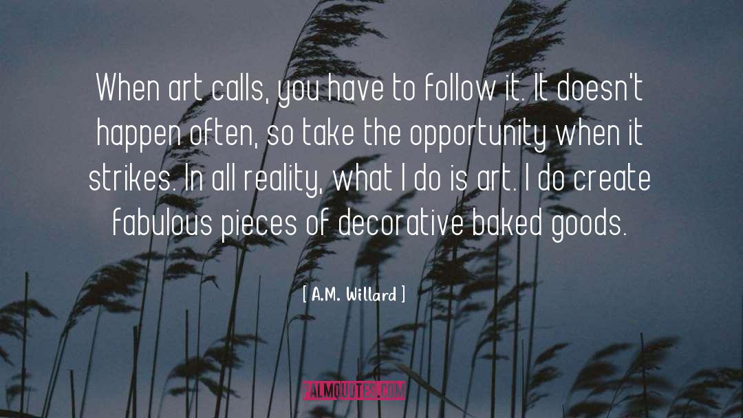 Baked Goods quotes by A.M. Willard