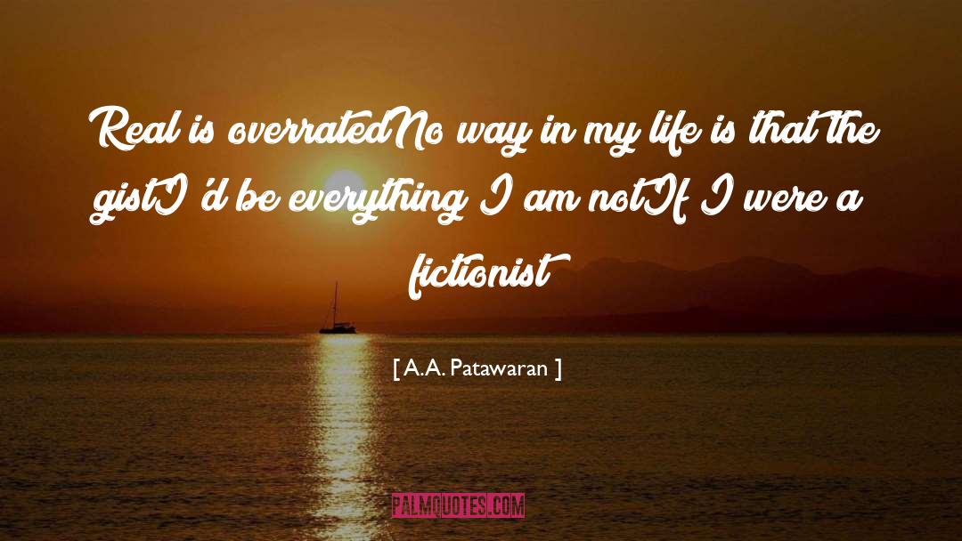 Baker Anthologist Poetry Fiction quotes by A.A. Patawaran