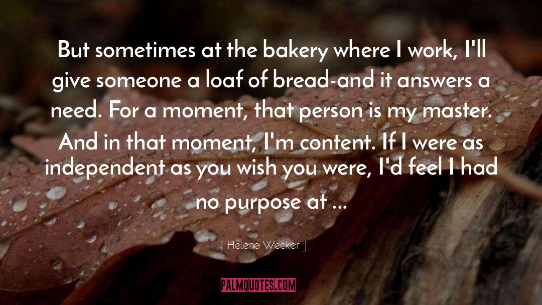 Bakery quotes by Helene Wecker
