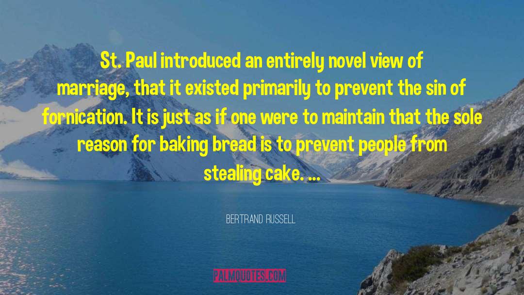 Baking Bread quotes by Bertrand Russell