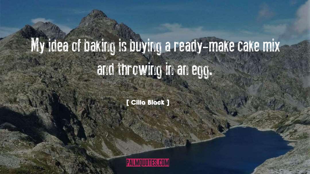 Baking quotes by Cilla Black