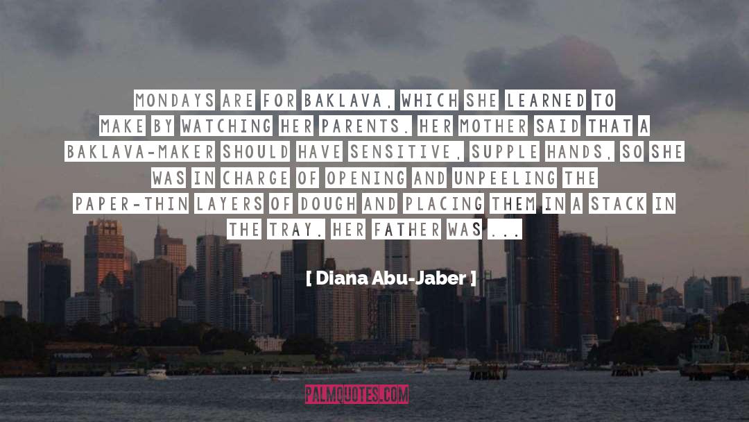 Baking quotes by Diana Abu-Jaber