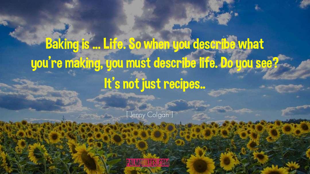 Baking quotes by Jenny Colgan