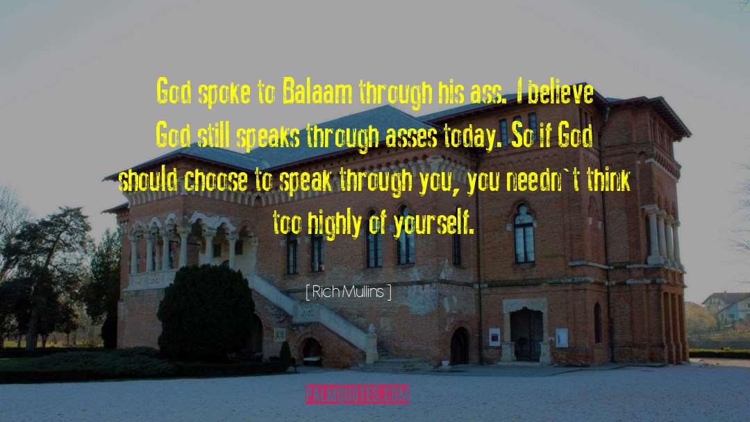 Balaam quotes by Rich Mullins