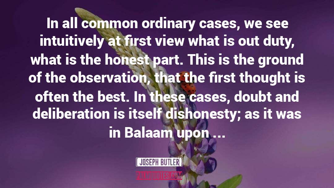 Balaam quotes by Joseph Butler