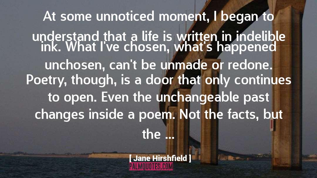 Balance In Life quotes by Jane Hirshfield