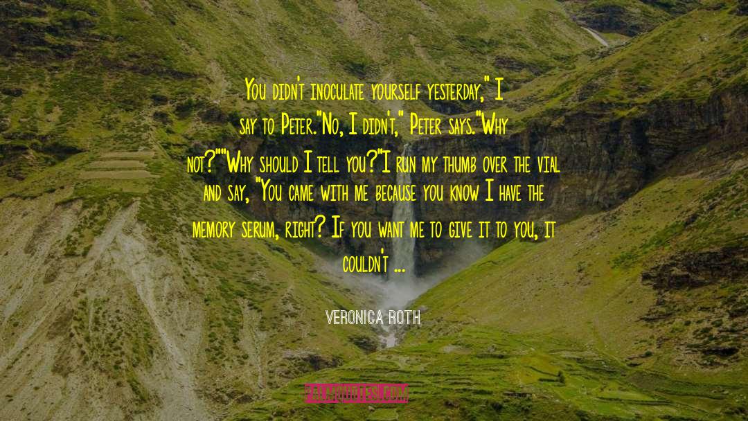 Balance Of Light And Dark quotes by Veronica Roth