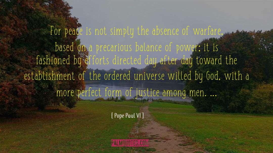 Balance Of Power quotes by Pope Paul VI