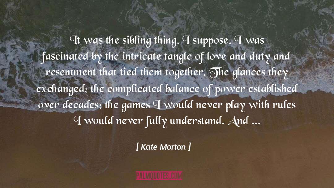 Balance Of Power quotes by Kate Morton