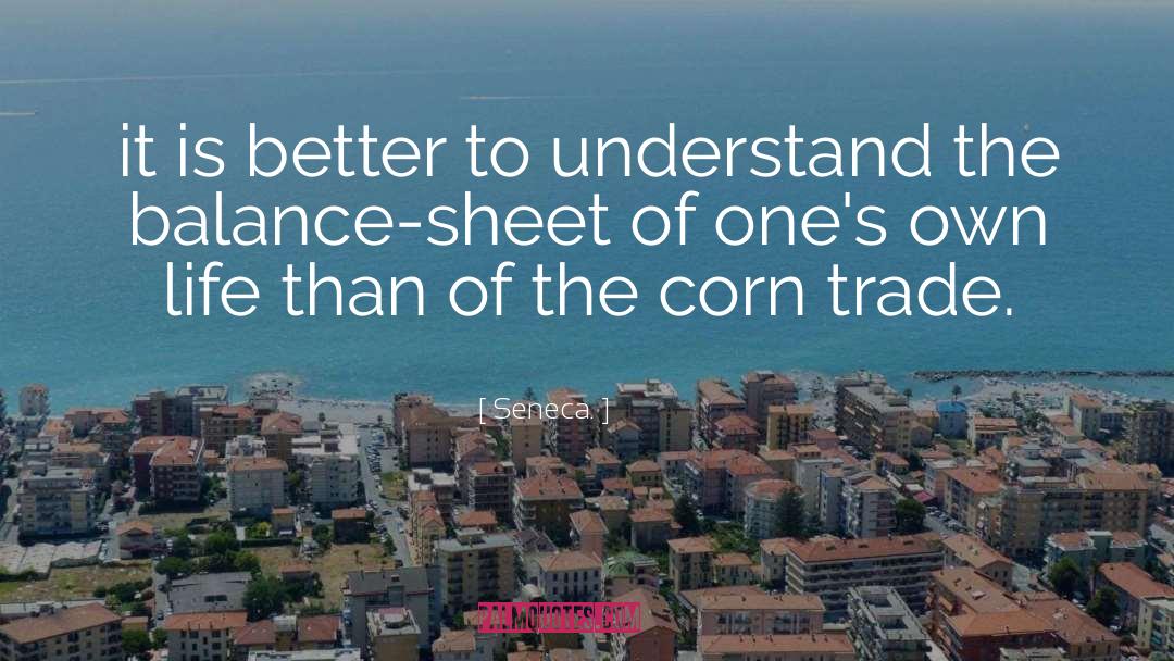 Balance Sheet quotes by Seneca.