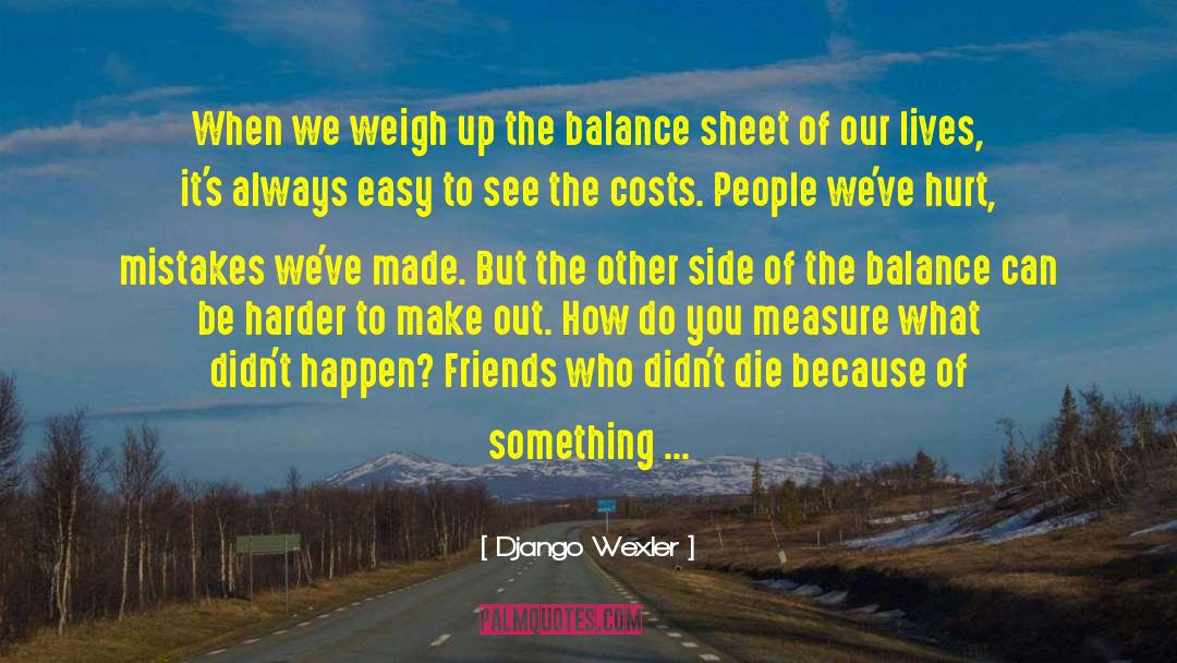 Balance Sheet quotes by Django Wexler