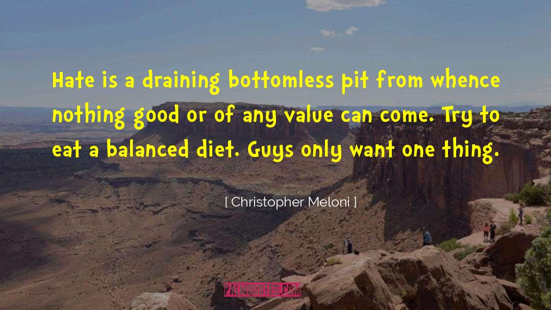 Balanced Diet quotes by Christopher Meloni