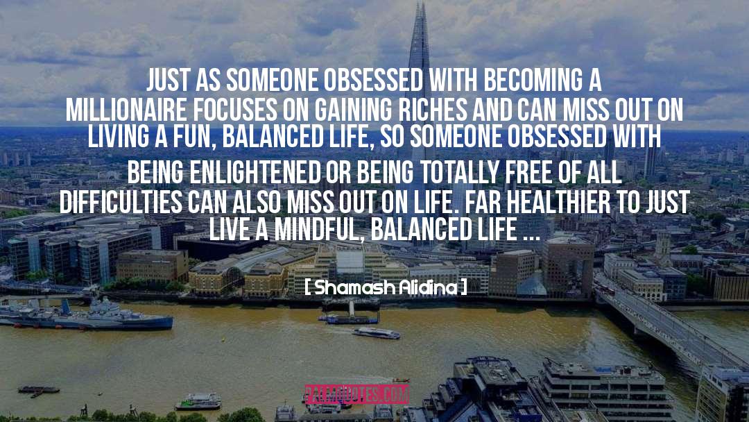 Balanced Life quotes by Shamash Alidina