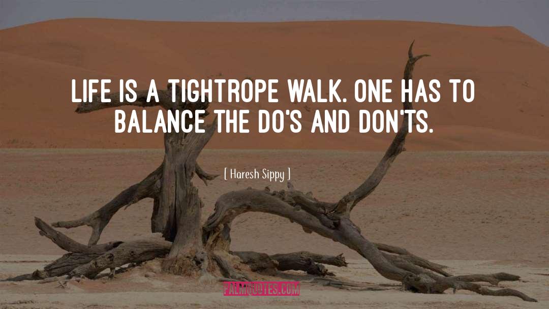 Balanced Life quotes by Haresh Sippy