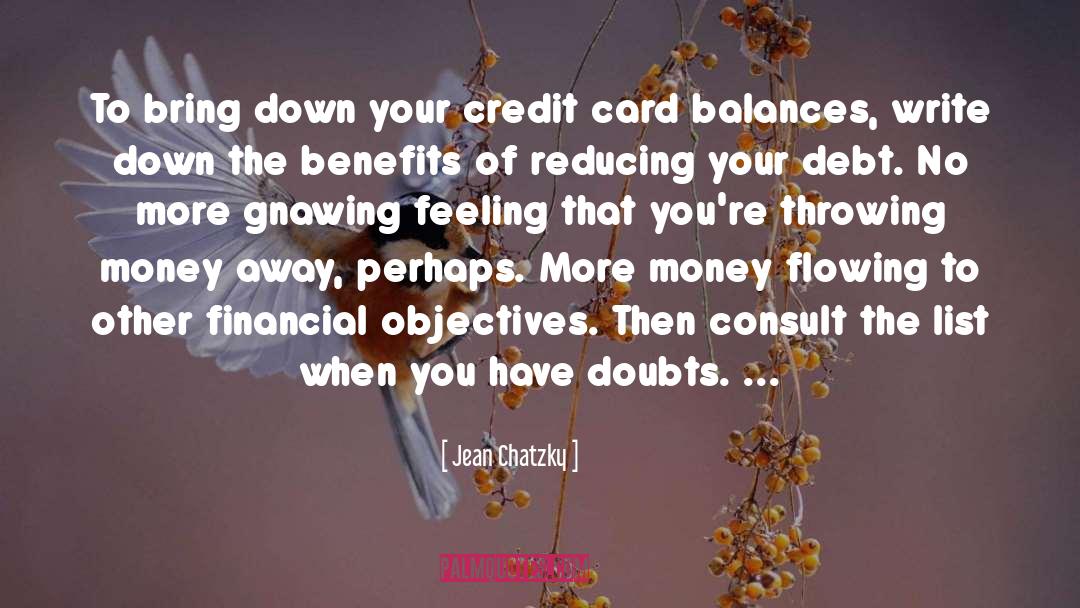 Balances quotes by Jean Chatzky