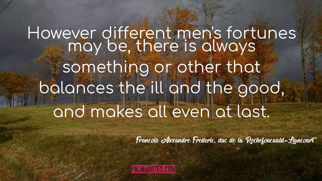 Balances quotes by Francois Alexandre Frederic, Duc De La Rochefoucauld-Liancourt