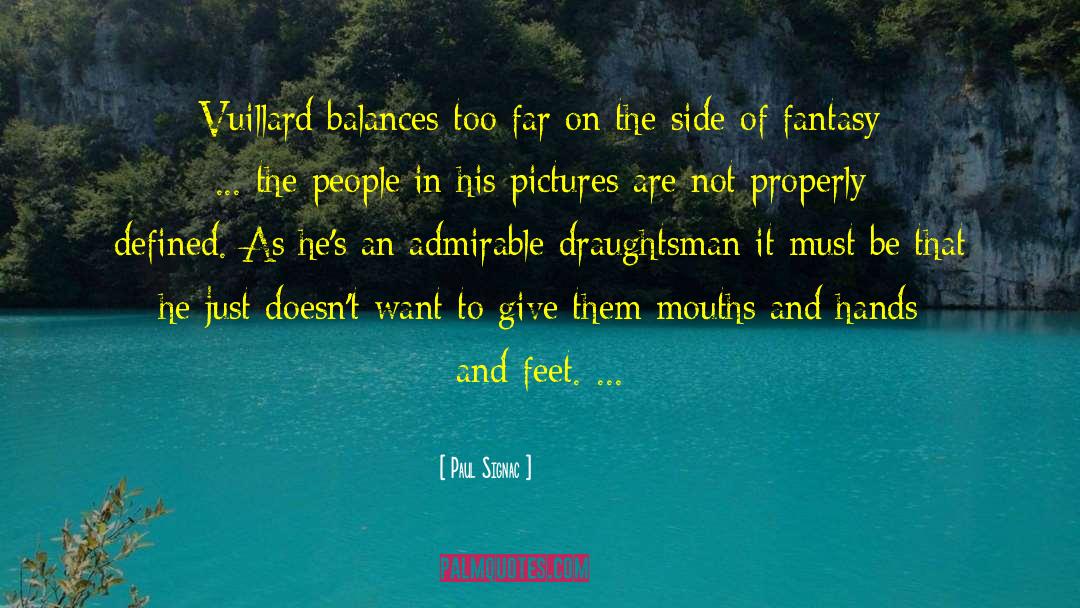 Balances quotes by Paul Signac
