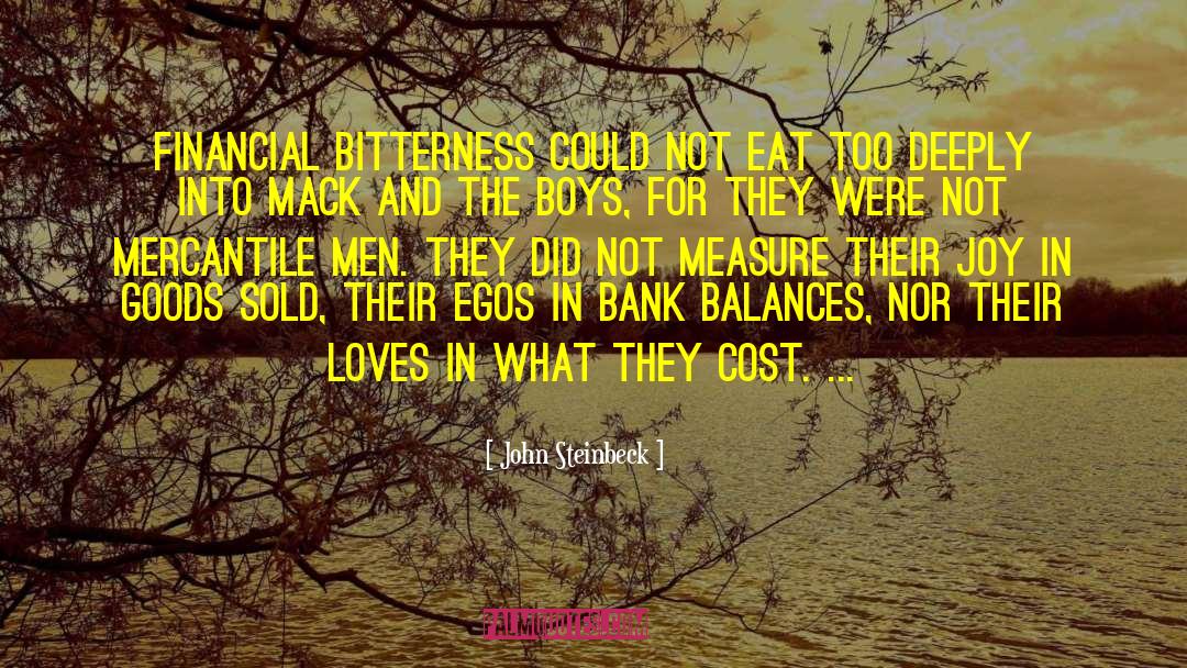 Balances quotes by John Steinbeck