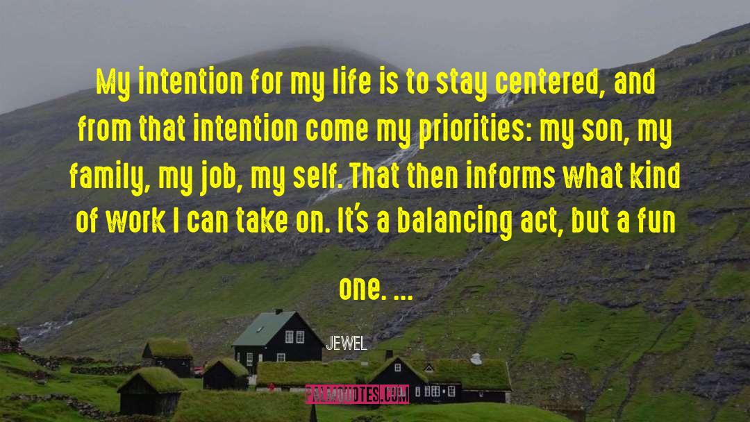 Balancing Act quotes by Jewel