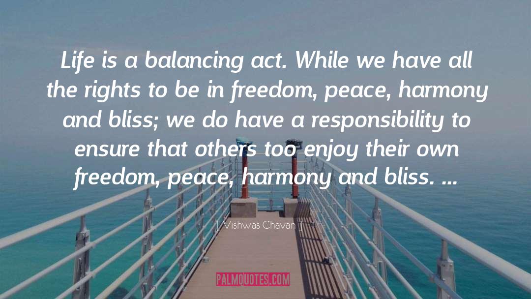 Balancing Act quotes by Vishwas Chavan
